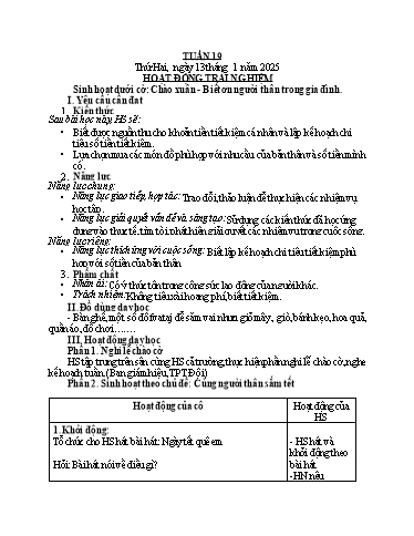 Kế hoạch bài dạy các môn Lớp 3 - Tuần 19 - Năm học 2024-2025 - Trần Thị Mai Hương