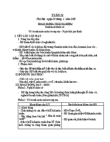 Kế hoạch bài dạy các môn Lớp 3 - Tuần 20 - Năm học 2024-2025 - Phan Thị Duyên