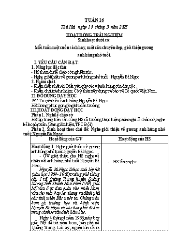 Kế hoạch bài dạy các môn Lớp 3 - Tuần 26 - Năm học 2024-2025 - Phan Thị Duyên