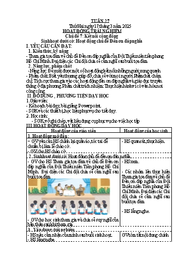 Kế hoạch bài dạy các môn Lớp 4 - Tuần 27 - Năm học 2024-2025 - Phan Thị Thu Hường