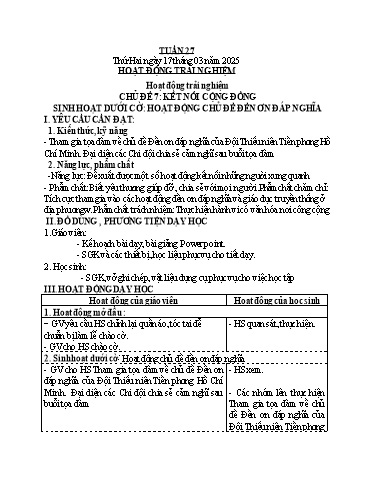 Kế hoạch bài dạy các môn Lớp 4 - Tuần 27 - Năm học 2024-2025 - Võ Thị Khánh Linh