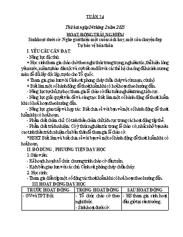 Kế hoạch bài dạy Lớp 5 - Tuần 24 - Năm học 2024-2025 - Hoàng Thị Nhung