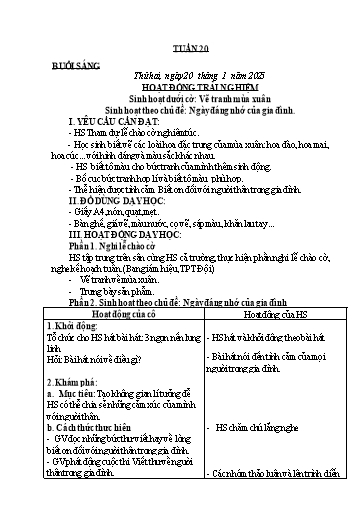 Kế hoạch bài dạy Toán + Tiếng Việt Lớp 2 - Tuần 20 - Năm học 2024-2025 - Lê Thị Thu Hà