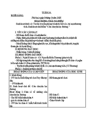 Kế hoạch bài dạy Toán + Tiếng Việt Lớp 2 - Tuần 25 - Năm học 2024-2025 - Trần Thị Hoài Trang