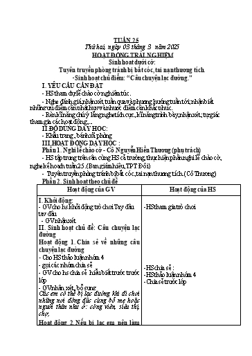 Kế hoạch bài dạy Toán + Tiếng Việt Lớp 2 - Tuần 25 - Năm học 2024-2025 - Phan Thị Thúy Hoa